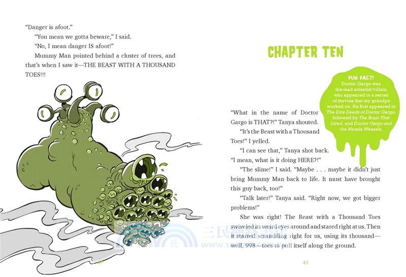 The Monstrous Adventures of Mummy Man and Waffles