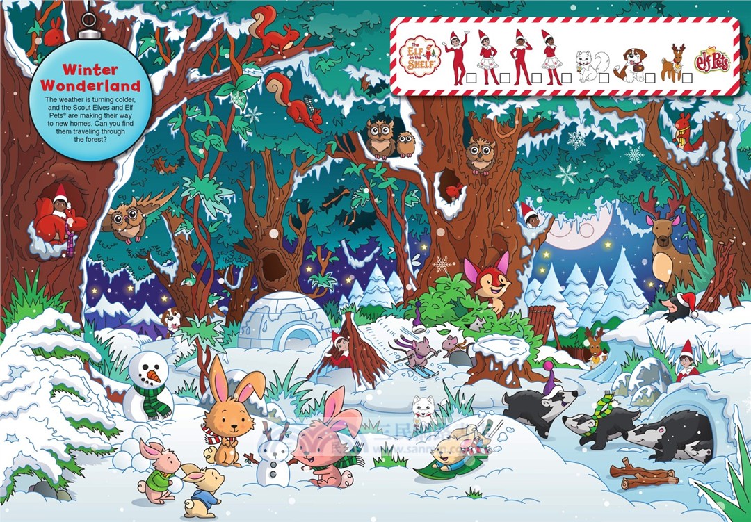 The Elf on the Shelf: Search & Find: Over 150 Festive Finds!