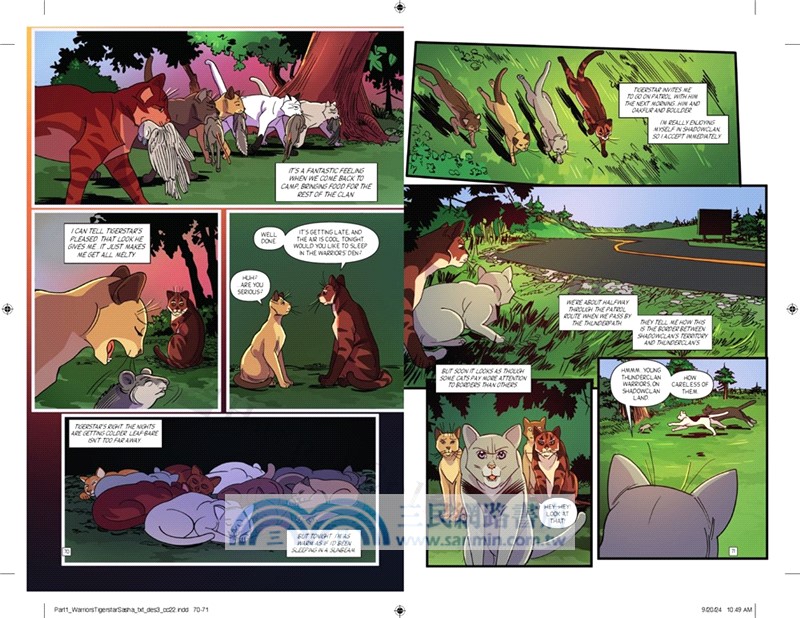 Warriors Manga: Tigerstar and Sasha (三本書合集)(共1本)