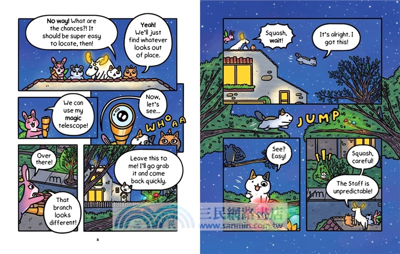 Cat & Cat Adventures: The Staff of Knowledge (Book 4)(graphic novel)