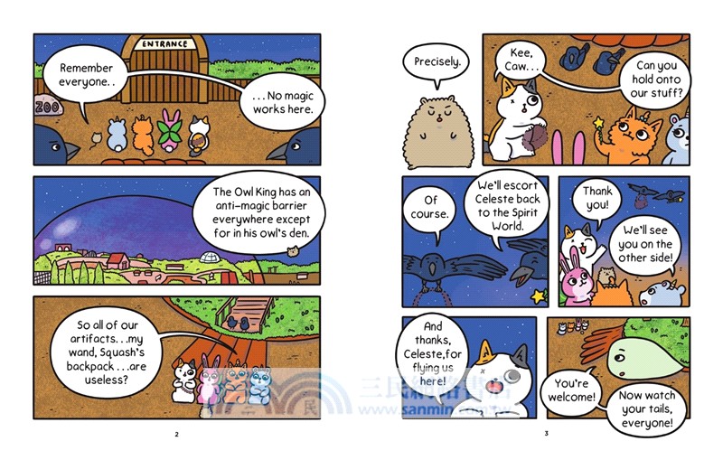 Cat & Cat Adventures 6: The Lair of the Owl King: A Graphic Novel