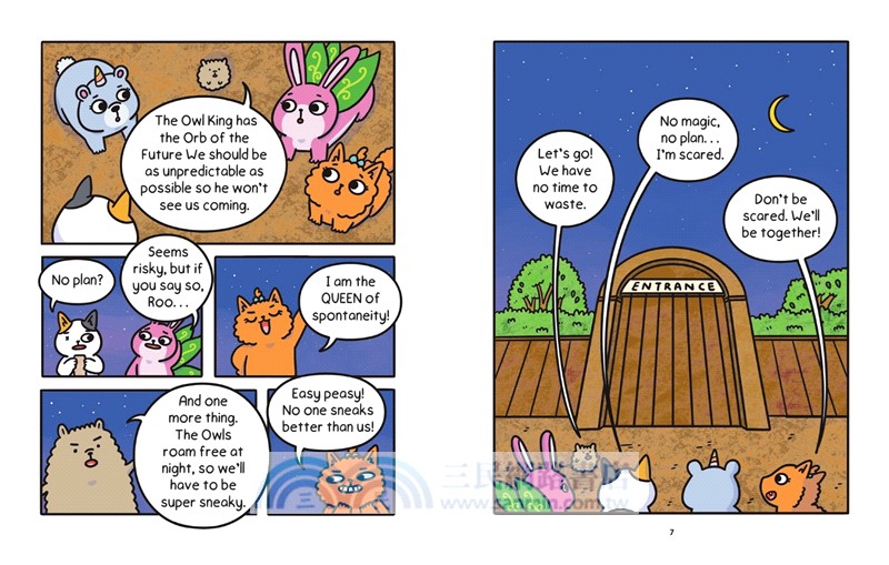 Cat & Cat Adventures 6: The Lair of the Owl King: A Graphic Novel