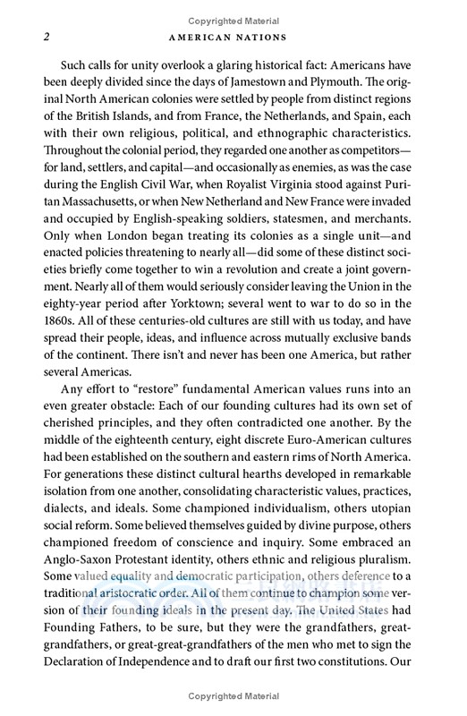 American Nations ─ A History of the Eleven Rival Regional Cultures of North America