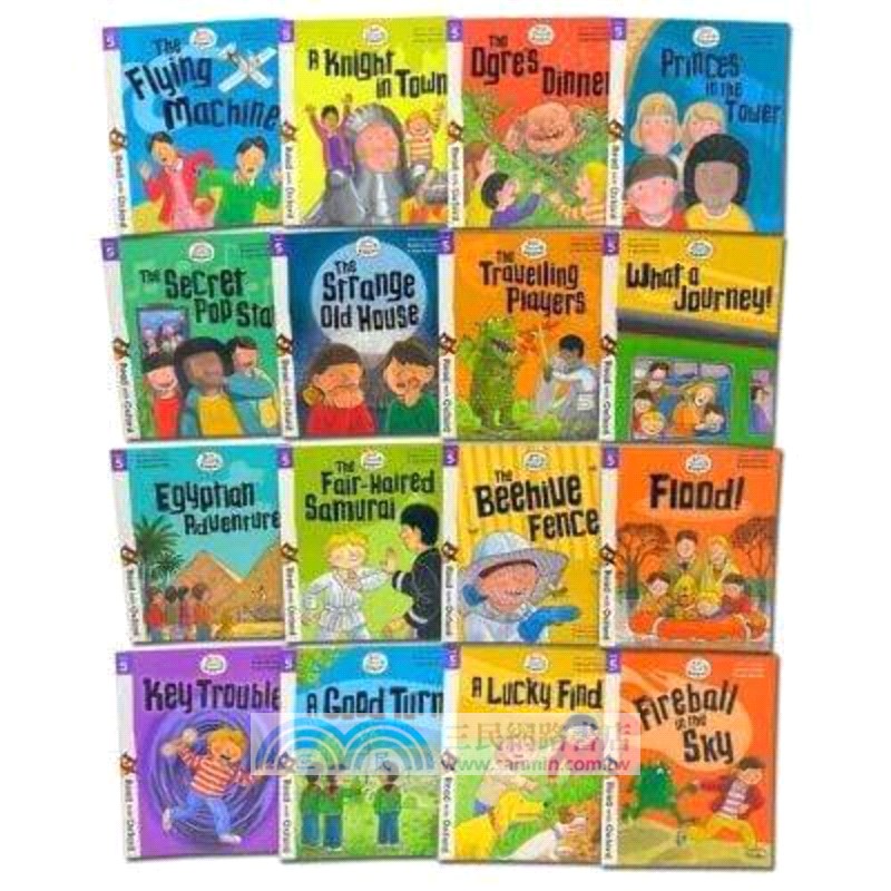 Biff Chip and Kipper Stage 5 Read with Oxford: 6+: 16 Books Collection Set (平裝本) (16書)