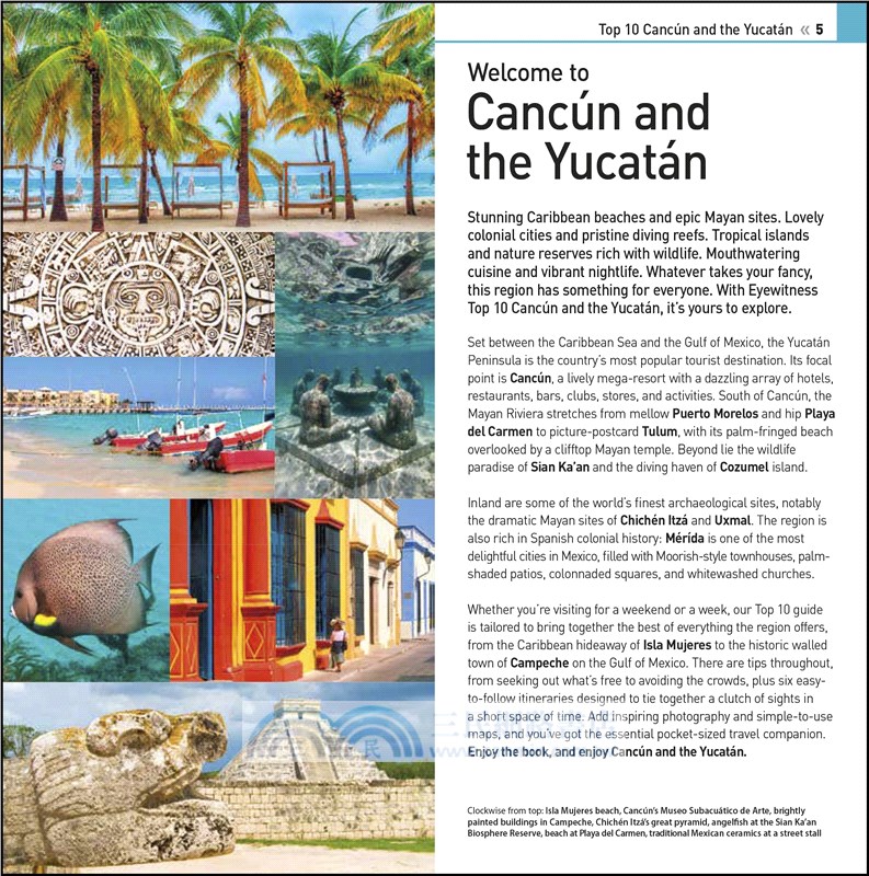 Dk Eyewitness Top 10 Cancun and the Yucatan