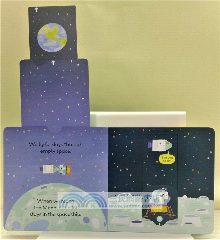 Little World: To the Moon (硬頁推拉書)