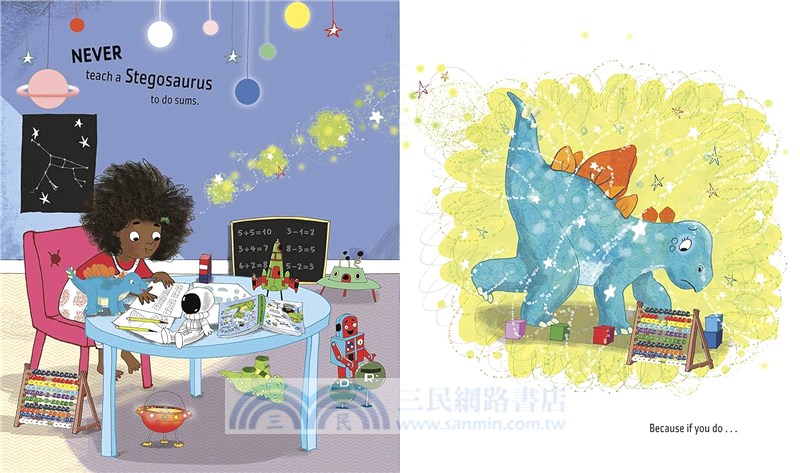 Never Teach a Stegosaurus to Do Sums (Short listed for Sainsbury's Children's Book Awards 2021)