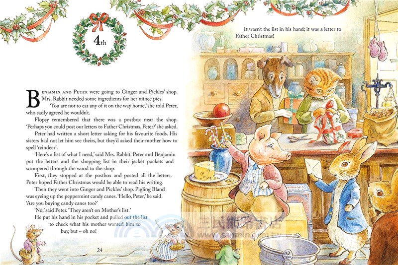 Peter Rabbit: Christmas is Coming: A Christmas Countdown Book