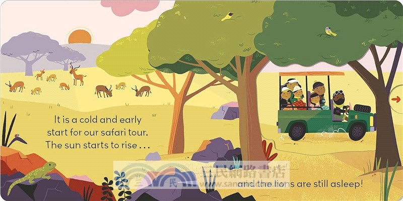 Little World: On Safari (硬頁推拉書)