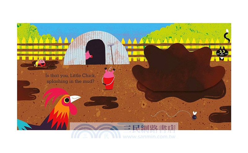 Is that you, Little Chick?：A pull-and-slide flap book
