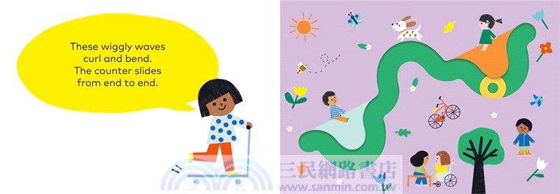 Waves and Wiggles：A moving-counter play book with early letter shapes