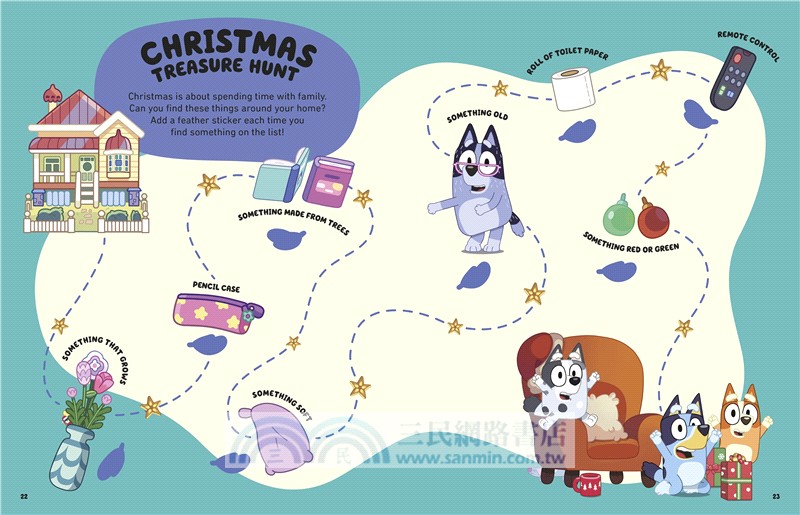 Bluey: Hooray It's Christmas Sticker Activity (貼紙書)