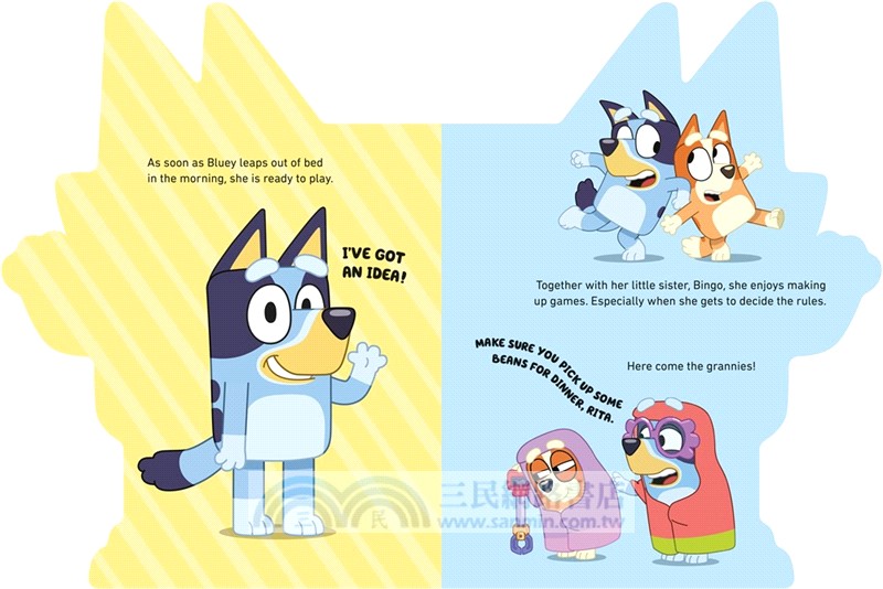 Bluey: All About Bluey：A Bluey-Shaped 硬頁書