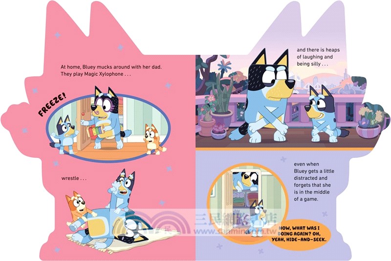 Bluey: All About Bluey：A Bluey-Shaped 硬頁書