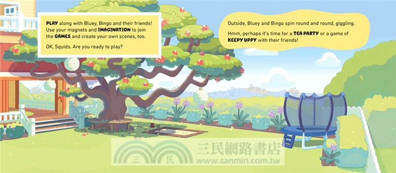 Bluey: Let's Play Outside!: Magnet Book (磁鐵遊戲書)