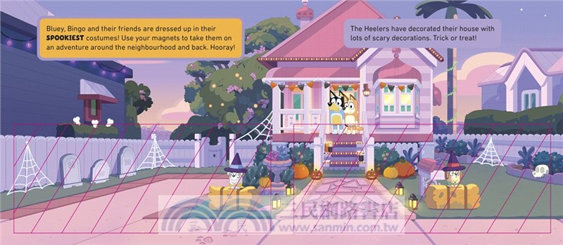 Bluey: Let's Get Spooky：A Magnet Book (磁鐵書)