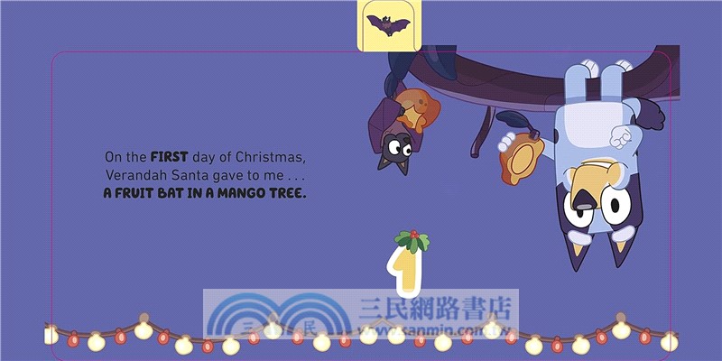 Bluey: 12 Days of Christmas Tabbed 硬頁書