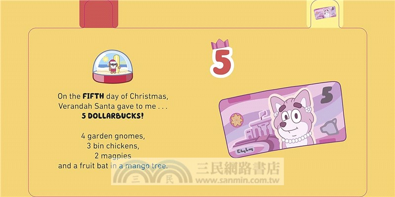 Bluey: 12 Days of Christmas Tabbed 硬頁書