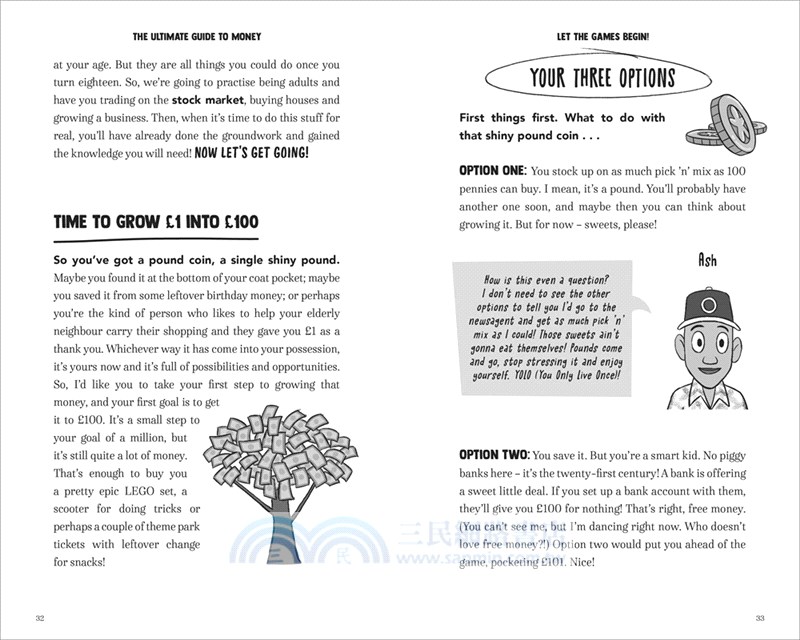 The Ultimate Guide to Money：your mission to turn pocket money into pots of money
