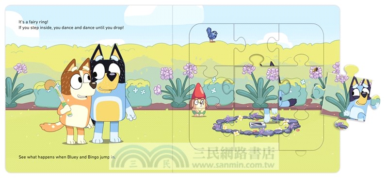 Bluey: A Jigsaw Puzzle Book (拼圖書)