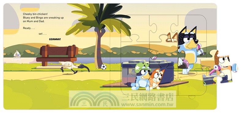 Bluey: A Jigsaw Puzzle Book (拼圖書)
