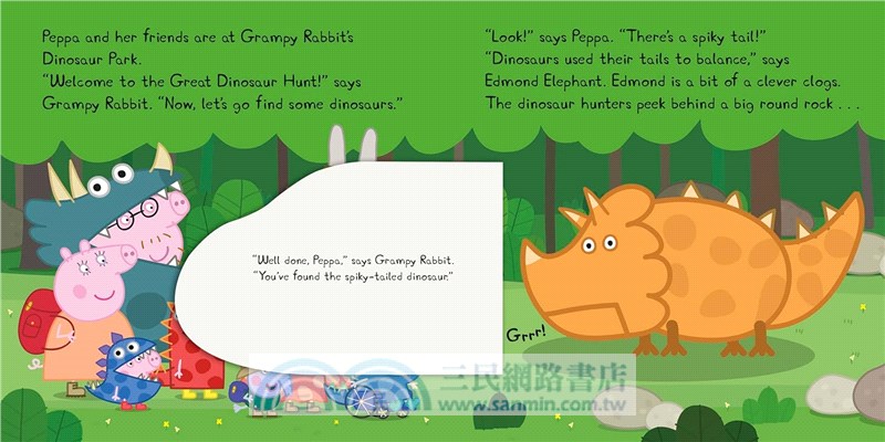 Peppa Pig: Peppa’s Great Dinosaur Hunt (翻翻書)