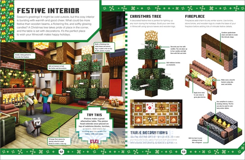 Minecraft Festive Ideas：More Than 50 Wonderful Winter Builds