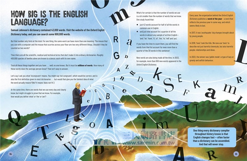 A Really Short History of Words：An illustrated edition of the bestselling book about the English language