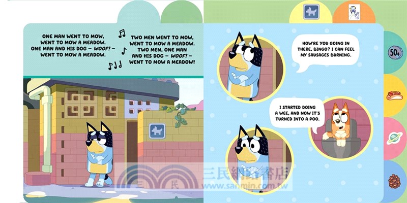 Bluey: Bluey and Bingo's Book of Singy Things：Tabbed 硬頁書