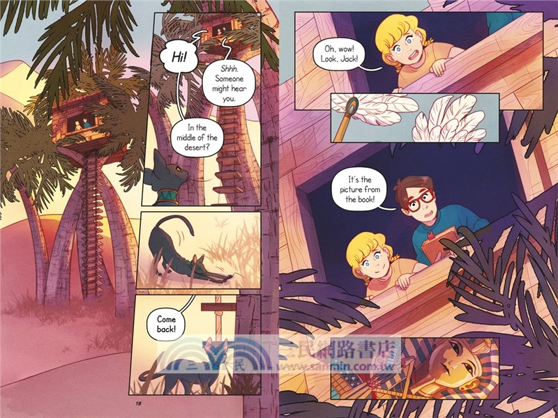 Magic Tree House 3: Mummies in the Morning：(A Graphic Novel)(英國版)