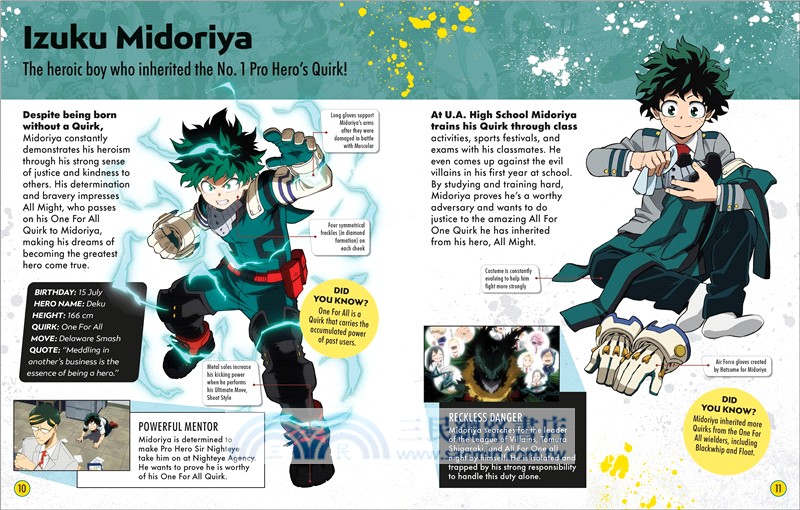My Hero Academia Character Encyclopedia：The Official Companion to More Than 100 Heroes, Villains, Students, and Teachers from the Hit Anime TV Series
