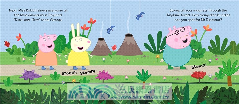 Peppa Pig: Peppa's Dinosaur Adventure: Magnet Book (磁鐵遊戲書)
