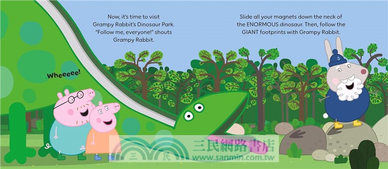 Peppa Pig: Peppa's Dinosaur Adventure: Magnet Book (磁鐵遊戲書)