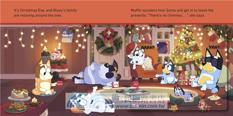 Bluey: Let's Play Verandah Santa：A Lift-the-Flap Book (翻翻書)