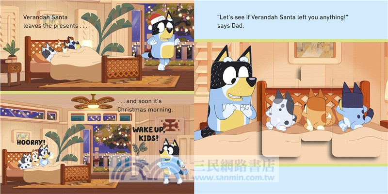 Bluey: Let's Play Verandah Santa：A Lift-the-Flap Book (翻翻書)