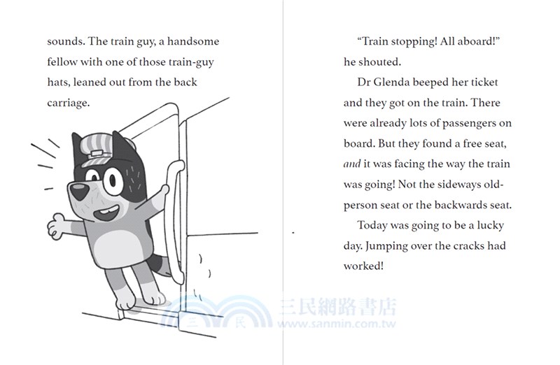 Bluey: Trains : An Illustrated Chapter Book
