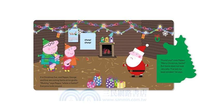Peppa Pig: Where's Santa's Reindeer? (翻翻書)