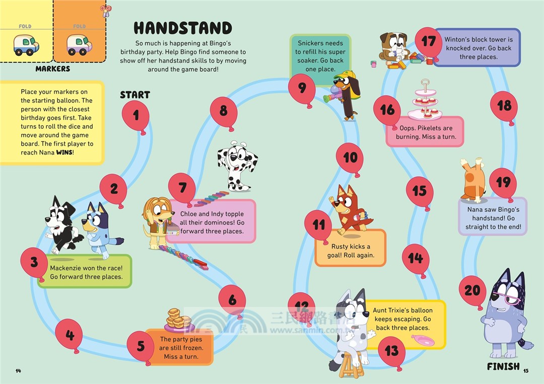 Hip Hip Hooray, Happy Birthday!：A Sticker Activity Book (貼紙書)