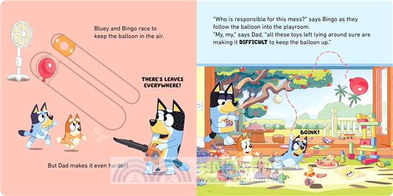 Bluey: Keepy Uppy：A Slide-and-Play Book