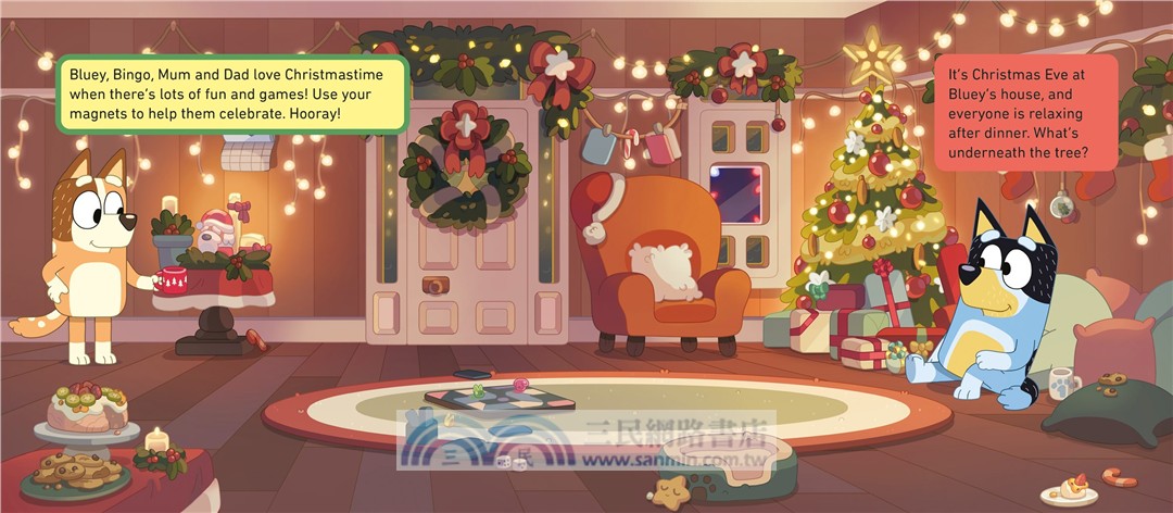 Bluey: Let's Do Christmas!：A Magnet Book