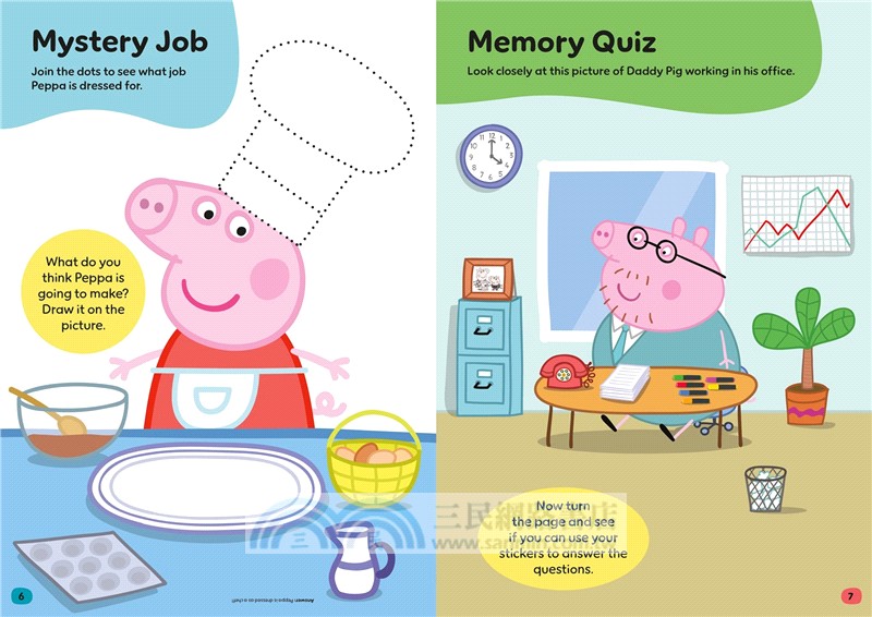 Peppa Pig: When I Grow Up Sticker Activity Book (貼紙書)