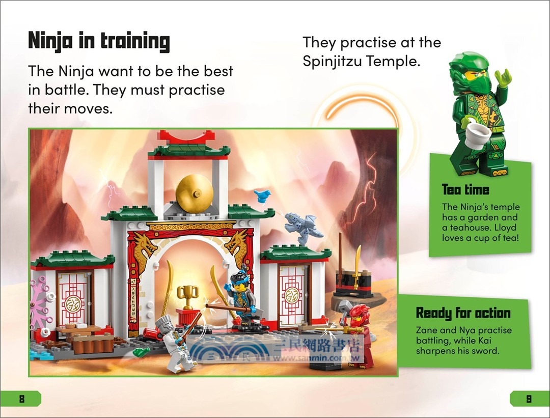 DK Super Readers Level 2 LEGO NINJAGO Dragons Rising Battle Ready!