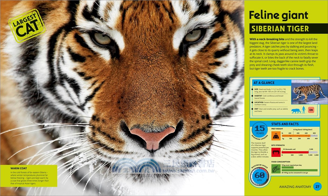 Super Nature：The 100 Biggest, Fastest, Deadliest Creatures on the Planet