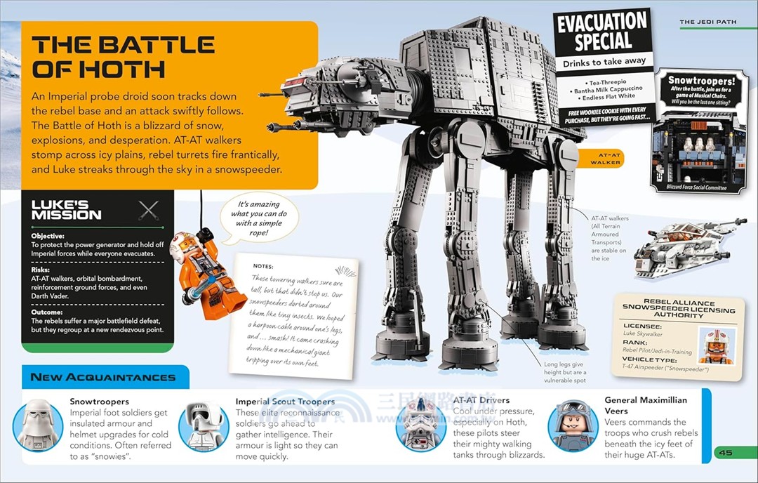 LEGO Star Wars Luke Skywalker's Galactic Adventures (附Lego人偶)