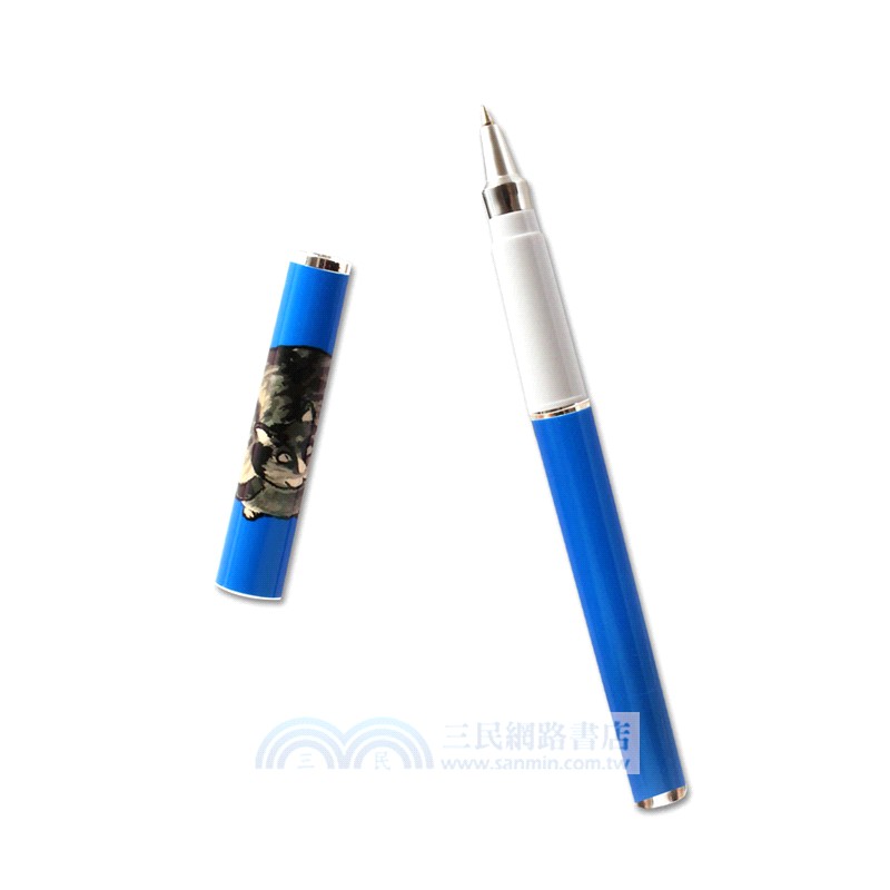 明沈周寫生貓鋼珠筆（藍）