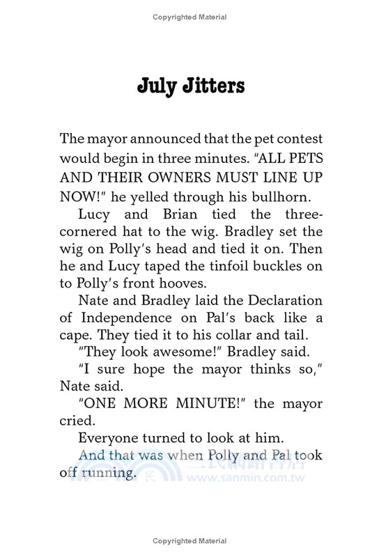 Calendar Mysteries #7: July Jitters