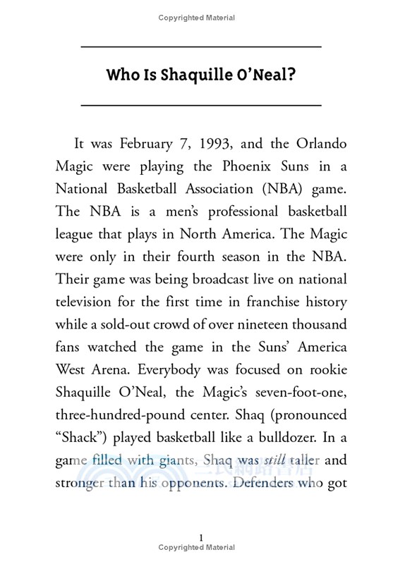 Who Is Shaquille O'Neal?