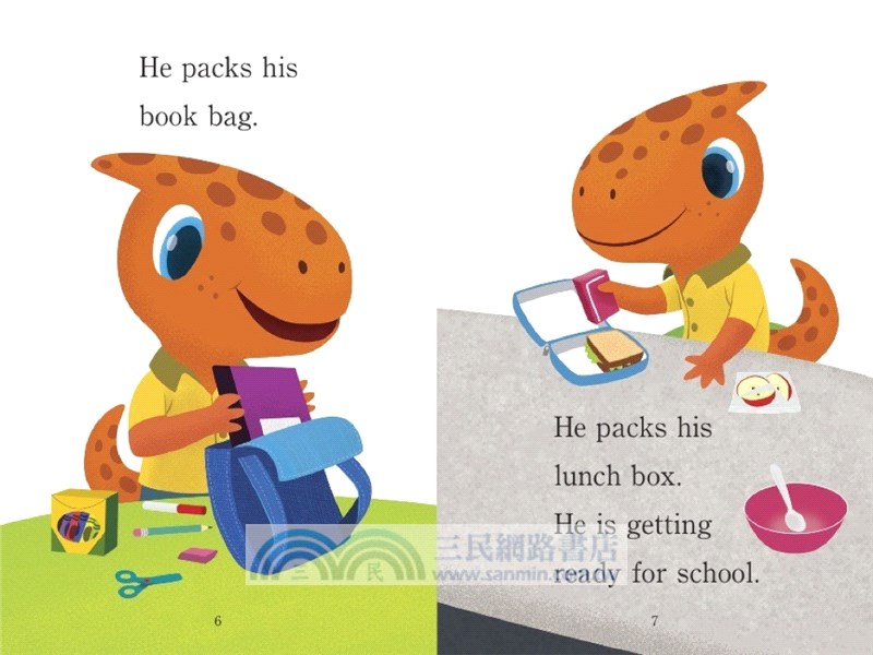 Time for School, Little Dinosaur