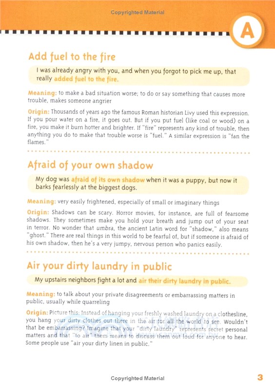 Scholastic Dictionary of Idioms