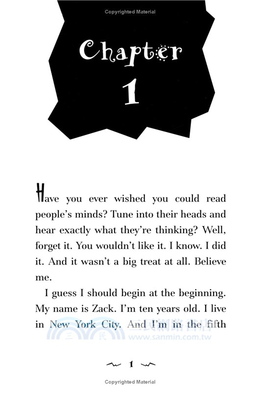 Zap! I'm a Mind Reader